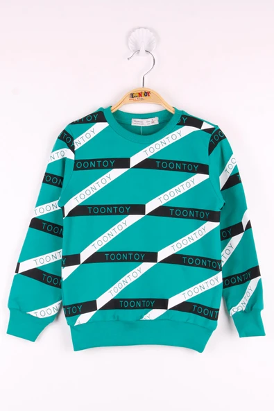 Toontoy Erkek Çocuk Toontoy Şeritli Sweatshirt