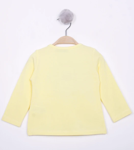 Toontoy Kız Bebek Göğsü Nakışlı T-Shirt - 2