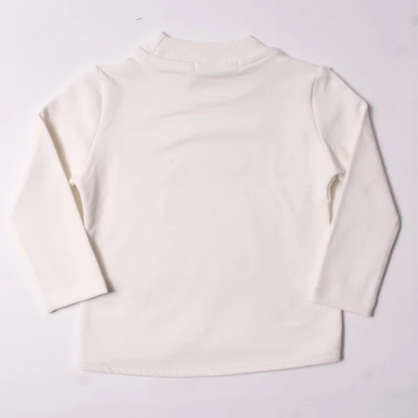 Toontoy Kız Çocuk Sweatshirt Eldiven Nakışlı - 6