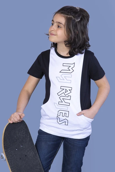 Toontoy Erkek Çocuk T-Shirt My Rules Baskılı - Resim 11