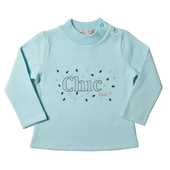 Toontoy Kız Bebek Chic Nakışlı Tişört - 3