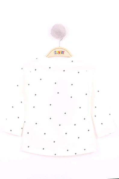 Toontoy Kız Bebek Köpek Nakışlı T-Shirt - 9