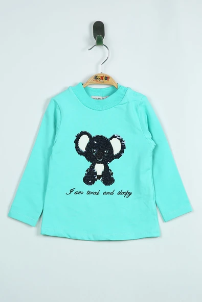 Toontoy Kız Bebek Panda Nakışlı T-Shirt - 2