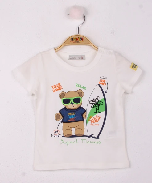 Toontoy Erkek Bebek Ayıcık Sörf Baskı - 3