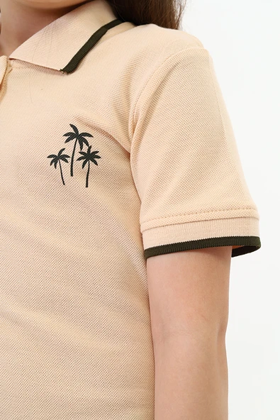 Toontoy Kız Çocuk Baskılı Elbise - 4