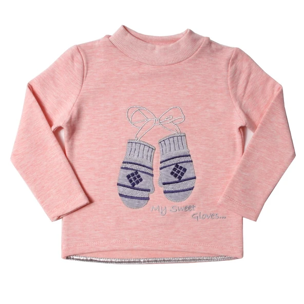 Toontoy Kız Çocuk Sweatshirt Eldiven Nakışlı - 9