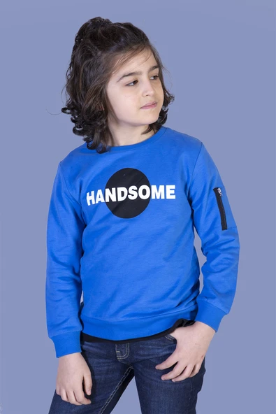 Toontoy Erkek Çocuk Handsome Baskılı Sweatshirt - 3