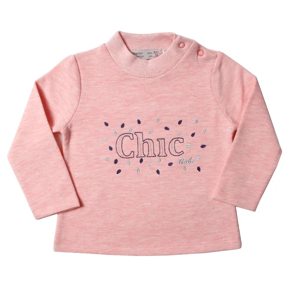 Toontoy Kız Bebek Chic Nakışlı Tişört - 7