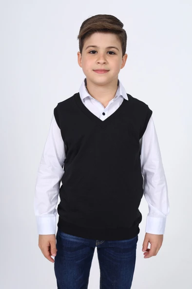 Toontoy Erkek Çocuk Basic Okul Süveter