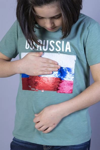 Toontoy Erkek Çocuk Go Russia Nakışlı Tişört - 5