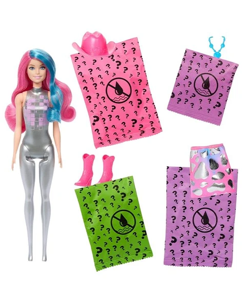 Barbie Color Reveal Renk Değiştiren Disco Star Serisi Sürpriz Paket JCP01 - 3