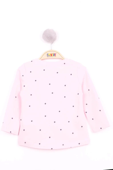 Toontoy Kız Bebek Köpek Nakışlı T-Shirt - 7