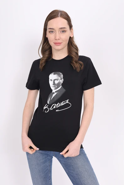 Toontoy Unisex Atatürk Baskılı Tişört