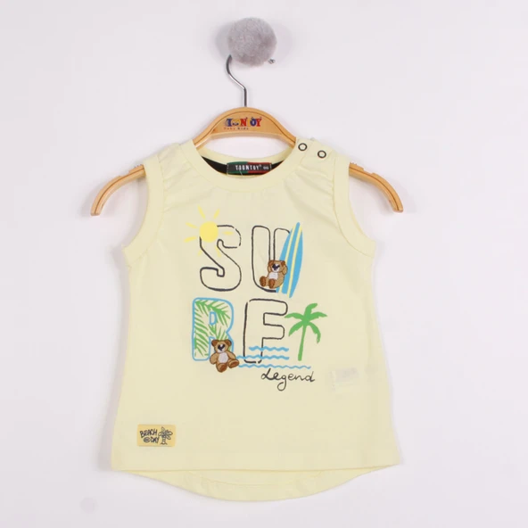 Toontoy Erkek Bebek Surf Baskılı Atlet - 9