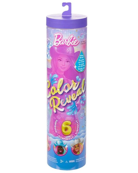 Barbie Color Reveal Renk Değiştiren Disco Star Serisi Sürpriz Paket JCP01