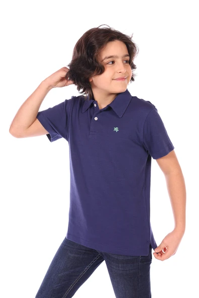 Toontoy Erkek Çocuk Polo Yaka Tişört - Resim 9