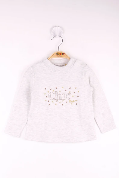 Toontoy Kız Bebek Chic Nakışlı Tişört - 8