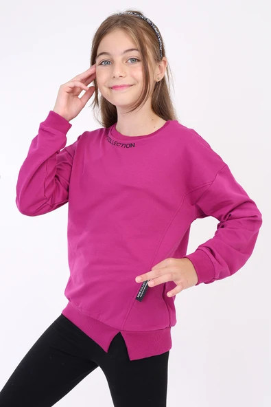 Toontoy Kız Çocuk Baskılı Sweatshirt