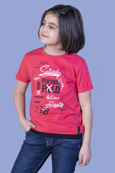 Toontoy Erkek Çocuk Etek Garnili Tişört - Resim 8