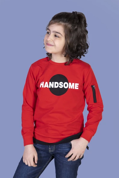 Toontoy Erkek Çocuk Handsome Baskılı Sweatshirt - 5
