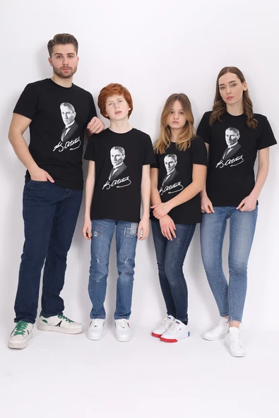 Toontoy Unisex Atatürk Baskılı Tişört - 10