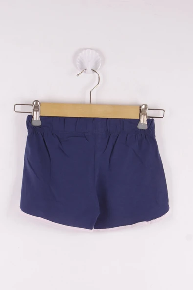 Toontoy Kız Çocuk Şort Simli Kelebek Nakışlı - Resim 3