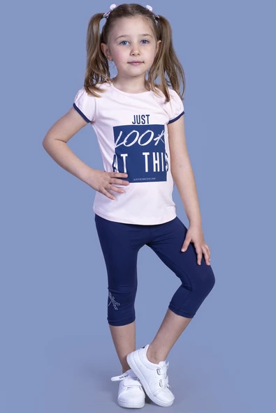 Toontoy Kız Çocuk Taytlı Takım - 7