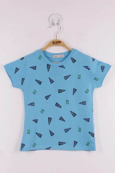 Toontoy Erkek Çocuk Yazı Baskılı T-Shirt - Resim 6