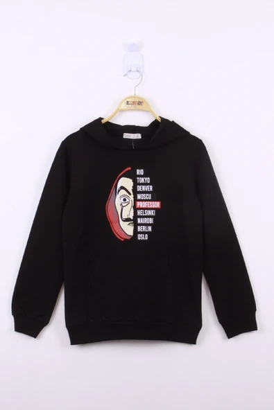 Toontoy Erkek Çocuk La Casa Baskılı Sweatshirt - 3