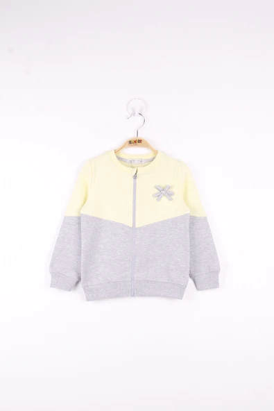 Toontoy Kız Çocuk Fiyonk Detaylı Garnili Hırka - 8