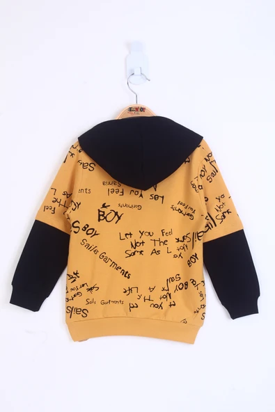 Toontoy Erkek Çocuk Yazı Baskılı Sweatshirt - 4