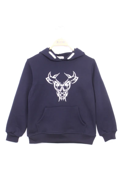 Toontoy Erkek Çocuk Boğa Baskılı Sweatshirt - 6