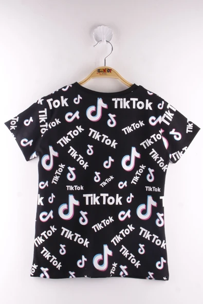 Toontoy Erkek Çocuk TikTok Baskılı Tişört - Resim 5