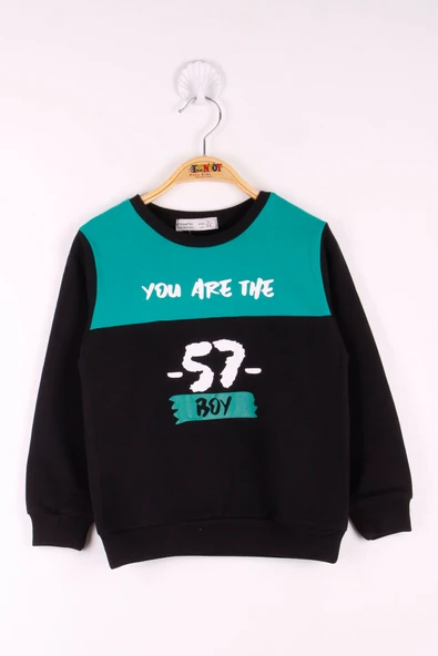 Toontoy Erkek Çocuk 57 Baskılı Garnili Sweatshirt - 8