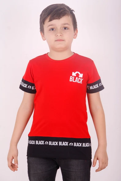 Toontoy Erkek Çocuk BLACK Baskılı Tişört - 7
