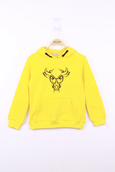 Toontoy Erkek Çocuk Boğa Baskılı Sweatshirt - 4