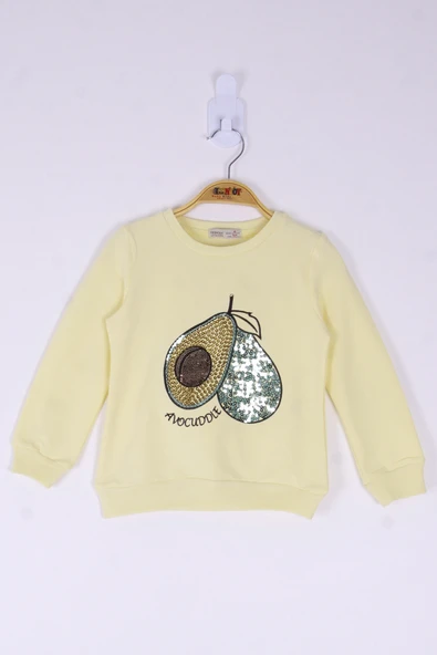 Toontoy Kız Çocuk Avocuddle Nakışlı Sweatshirt - 4
