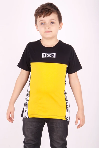 Toontoy Erkek Çocuk Yazı Baskılı Tişört - 7