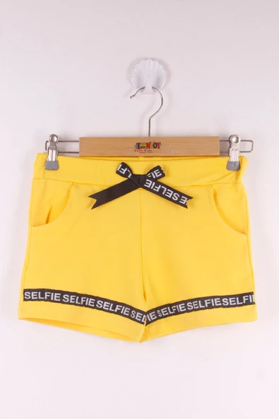 Toontoy Kız Çocuk Serfie Şeritli Cepli Şort - 7