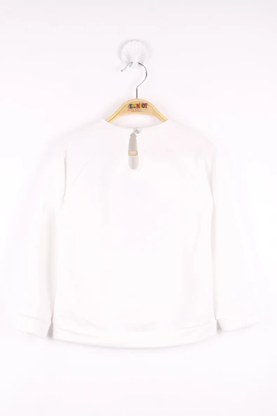Toontoy Kız Çocuk Çanta Nakışlı Sweatshirt - 2