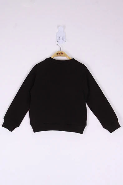 Toontoy Kız Çocuk Taç Baskılı Sweatshirt - Resim 7