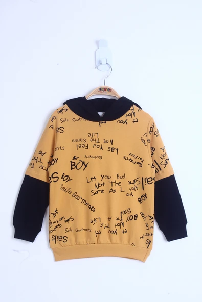 Toontoy Erkek Çocuk Yazı Baskılı Sweatshirt - 3