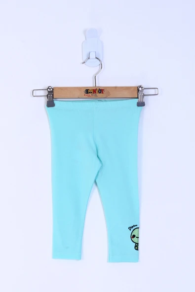 Toontoy Kız Çocuk Dino Nakışlı Tayt - 8