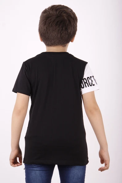Toontoy Erkek Çocuk Force Baskılı Parçalı Tişört - 5