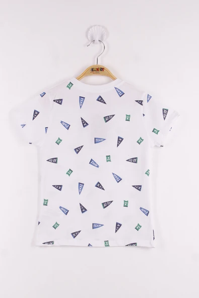 Toontoy Erkek Çocuk Yazı Baskılı T-Shirt - Resim 5