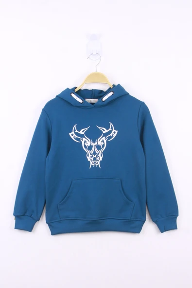 Toontoy Erkek Çocuk Boğa Baskılı Sweatshirt - 7
