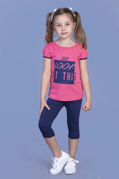 Toontoy Kız Çocuk Taytlı Takım - 4