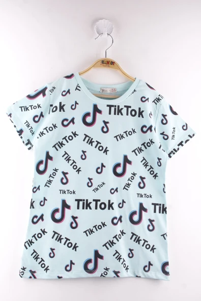 Toontoy Erkek Çocuk TikTok Baskılı Tişört - Resim 8