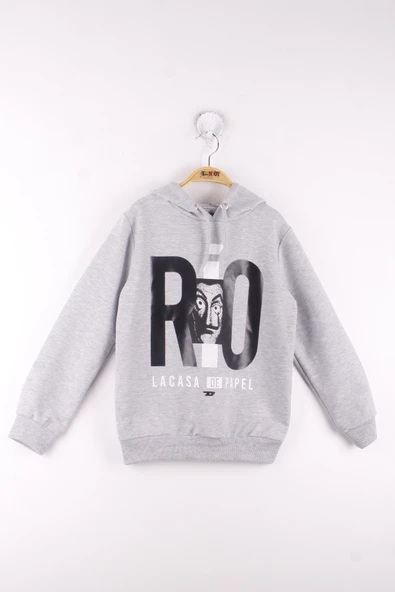 Toontoy Erkek Çocuk La Casa Baskılı Sweatshirt - 3