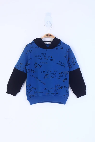 Toontoy Erkek Çocuk Yazı Baskılı Sweatshirt - 10